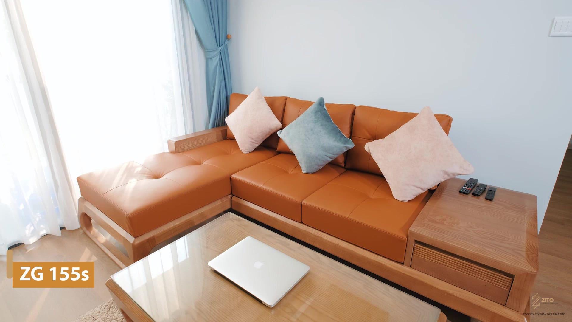 Sofa ZG 155s – thiết kế vàng cho phòng khách căn hộ chung cư